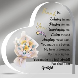 Acrylic Plaques Teachers Gifts Appreciation Women Men Teacher's Day Birthday Dad Mom Professors Thank You Acrylic Sign Kids Students Graduation Encourage Christmas Educator Retirement Souvenirs