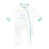 Harry Bear Baby Sleepsuit Little Brother White 0-3 Months