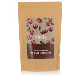 fitvia Fruit Tea - 100 g Loose Tea, Up to 34 Cups Full of Enjoyment (Cherry)