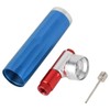 Mini Manual Portable Aluminum Emergency Inflator Pump for Bicycle (Blue)