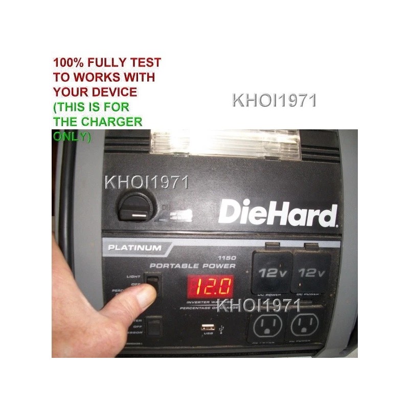 KHOI1971 FAST DC 12V CAR charger adapter for DieHard 1150