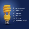 Xtricity 13-Watt CFL Light Bulbs Yellow T2 CFL Color Spiral