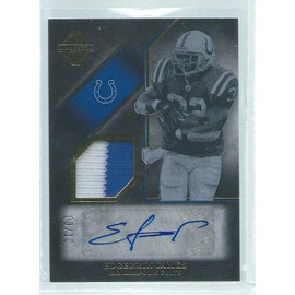 Edgerrin James 2018 Panini Majestic 2 Color Patch Auto #d 3/10 - Football Cards