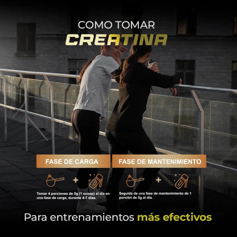 Creatina Monohidratada Pura Y Electrolitos Fresa Kiwi