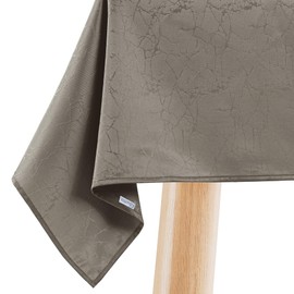Filumi Tischdecke 120x220 cm Beige Abwaschbar Für Indoor Outdoor Marmormuster Manil
