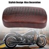Motorcycle Suction Cup Rear Pillion Passenger Pad Seat for Bobber