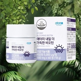 Atomy [Atomy] More biotin the next day (60 tablets, 2-month supply) / [애터미] 다음 날 더 가득한 비오틴 (60정, 2개월분)
