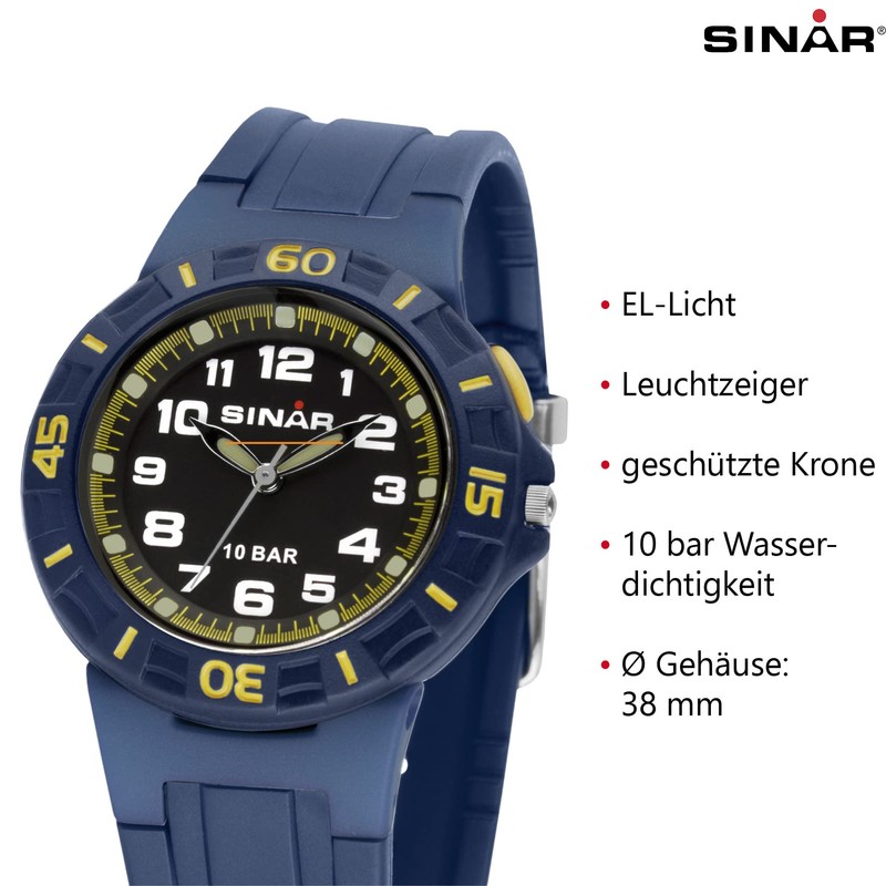 Sinar Jugenduhr XB/20/2 Blue/Black