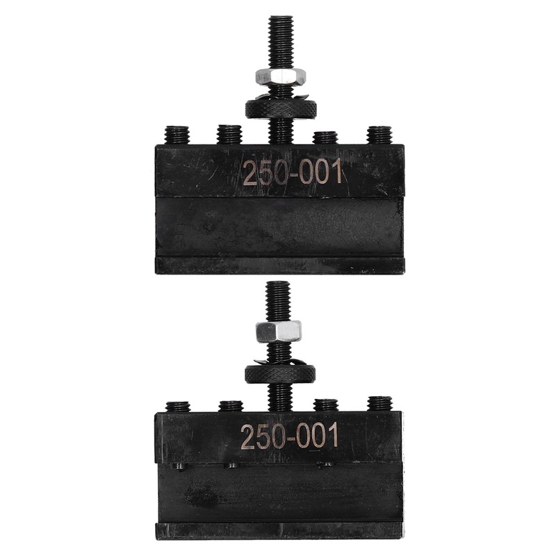 2Pcs Tool Post Holder Turinng Facing Boring Piston Wedge Hardware