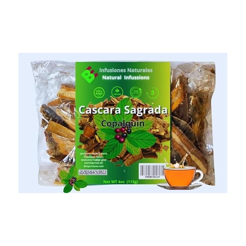 B-EXPERTS CASCARA SAGRADA Loose Tea Cascara Sagrada Bark 4 oz