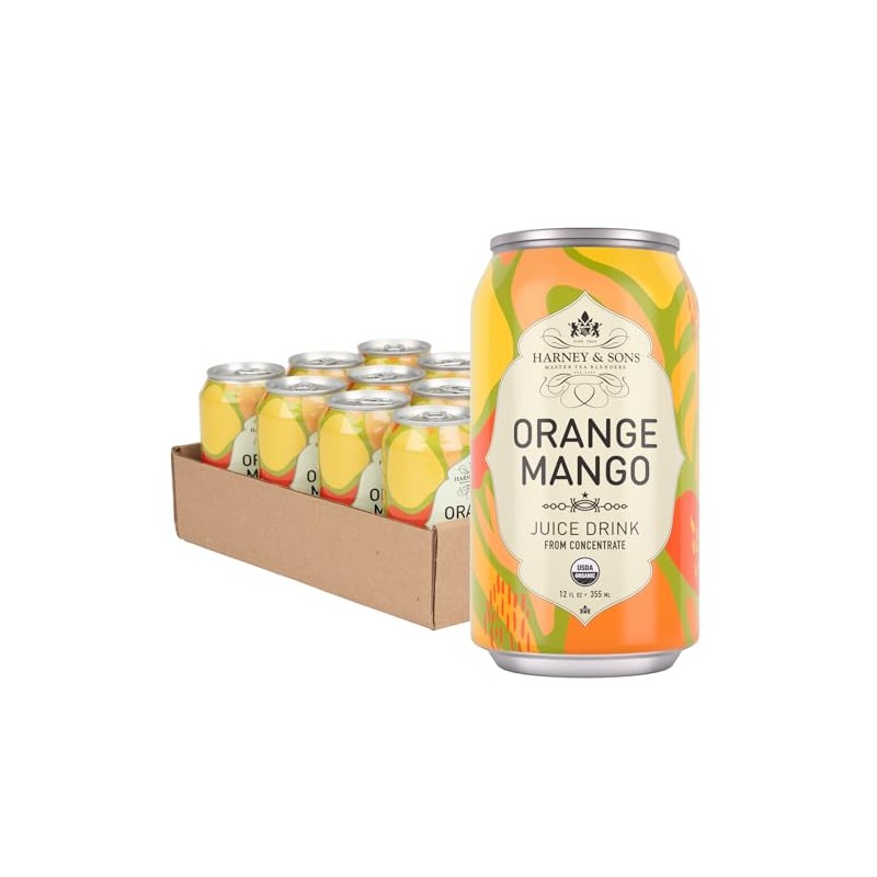 Harney & Sons Organic Orange Mango Juice Drink, 12 oz