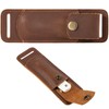 Leather Knife Sheath for Belt，Knife Holster，EDC Pocket Organizer Case Knife