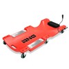 DNA MOTORING 40 Inch Low Profile Plastic Rolling Garage Shop