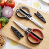 Tazoueoo Kitchen Scissors, Multipurpose Kitchen Shears with Cover, Sharp Stainless