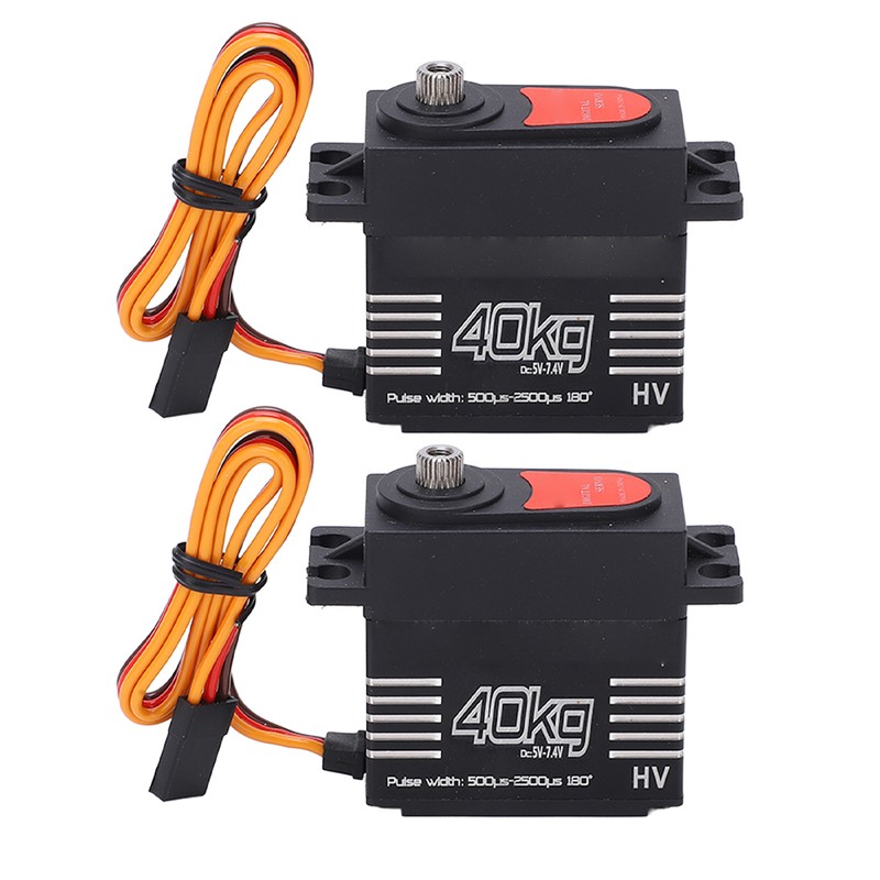 2PCS QY3240MG High Speed Metal Gear 40kg Large Torque Digital