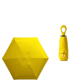 erised's bifrost Mini Folding Umbrella, Outdoor UV Protection, Creative Ring Handle, Sun Protection, Small for Suitcase, Pocket Umbrella, Coating Against Moisture Damage for Women and Children,