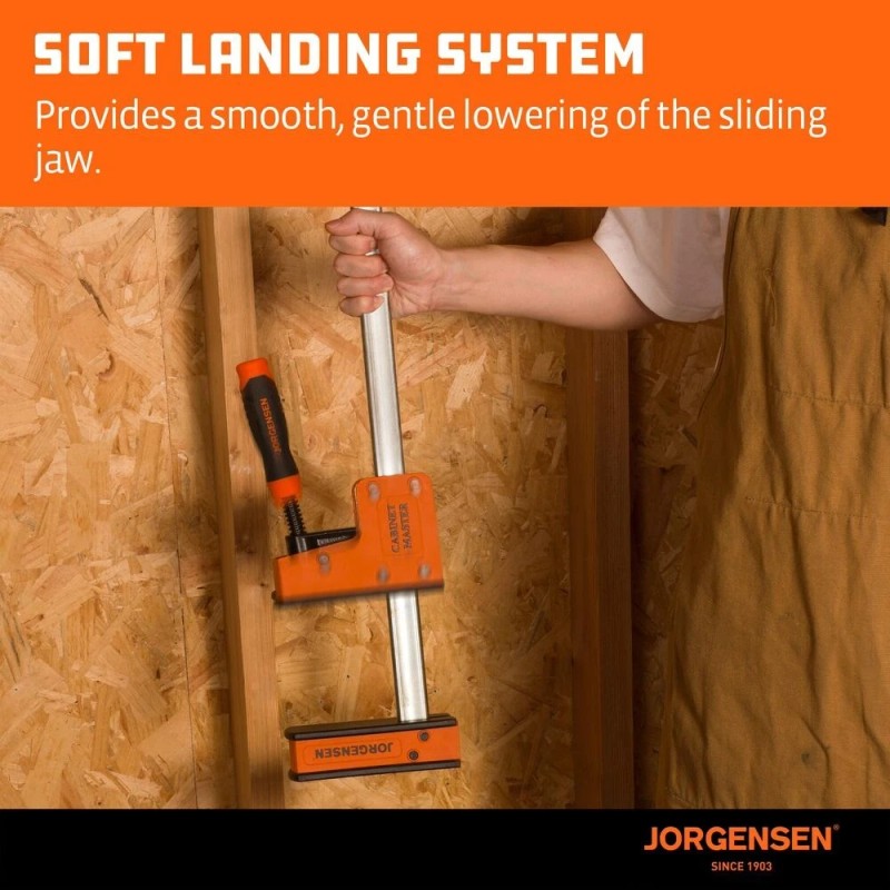 JORGENSEN 2PC 12" Heavy-Duty Parallel Bar Clamp Cabinet Master Clamp