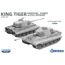 Takom TKOUSNO-005 Euster 1/48 German King Tiger Henschel Turret Full Interior Plastic Model