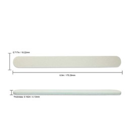 Pana (Grit: 100 x 100, 3 Packs of 10 Pieces = 30 Pieces) USA Professional White Round Emery Board Nail Files
