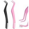 Pack of 2 Eyelash Curlers for Lashes, Eyelash Tweezers with