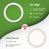 LitOrange 8 PCS Replacement Spare Food Grade Silicone (Better Than