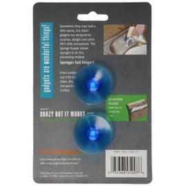 Jokari Sponge Holders-White (2 Pack), Plastic