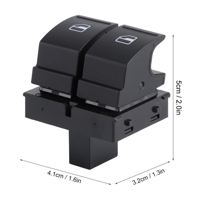EVGATSAUTO Window Regulator Switch, Electric ABS Plastic Window Regulator Switch