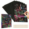 I'm so happy Scratch Art Scratch Paper Blank A4 Adult