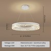 Modern LED Chandelier Pendant Lighting for Kitchen Island, 3000K/4500K/6000K Selectable