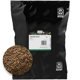 Frontier Co-op Whole Caraway Seed, 1lb Bulk Bag - Warm & Earthy Flavor - Caraway Seeds for Bread, Cooking, Baking & Culinary Dishes, Kosher