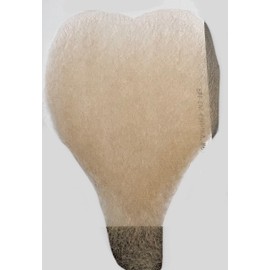 Fake Chest - Professional Lace Backed Costume Body Hair - 100% Human Chest Wig (Blond)