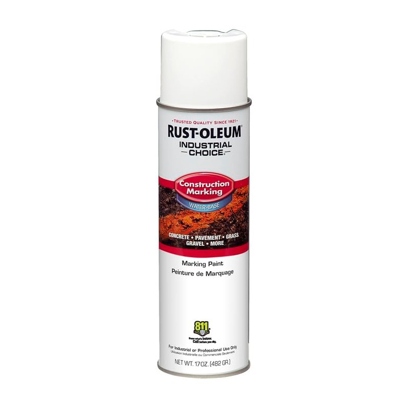 Rust-Oleum 264692-12PK Industrial Choice M1400 System Water-Based Construction Marking Spray