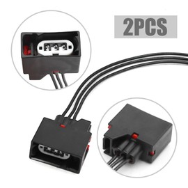 Hoypeyfiy 2PCS Front Turn Signal Light Connector Plug Harness 68065016AB Replacement for Jeep Wrangler JK 2007-2018