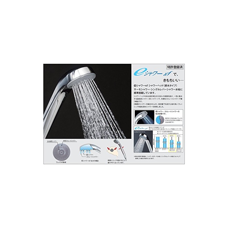 KVK PZS313T Water Saving e-Shower nf Shower Head (Plated)