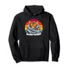 Cozy Cat Sleeping Wrapped in Blanket Relaxation Vibes Pullover Hoodie