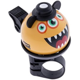 CONTEC Bike Bell Beast Orange Bike Bell Bell 22.2mm Diameter Universal Bracket Adjustable Loud for Kids Girls Boys Aluminum