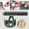 Camping Stove Windproof Vaporizable Portable Liquid Spirit Stove with Stand