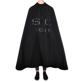 Stylecraft Professional Barber Water Resistant Hair Cutting Cape One Size (Black)