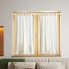 AIZESI 2 Pack Spring Tension Curtain Rod 23-46 Inch Adjustable