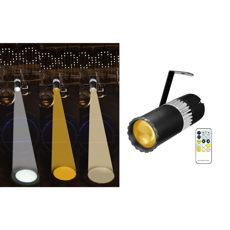SENLAN 15W Double White/Cool White Warm White LED Pinspot Light