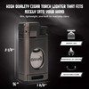 CUBARO Cigar Lighter with Guillotine Cutter – Triple Jet Torch