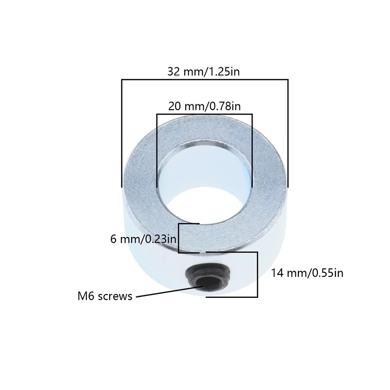 EMSea 2Pcs Gate Security Locking Collars Gate Security Hinge Pin