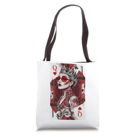 Pop culture Streetwear Urban Skater Hip hop Queen of Hearts Tote Bag