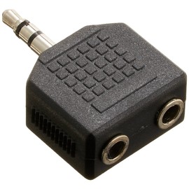 Conversion Meijin 3.5mm Stereo Mini Audio 2 Distribution Adapter, 2 Pieces AV/352J-35PS(2P)