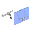 Sissinda Sliding Glass Door Lock Display Case Lock Ratchet Lock