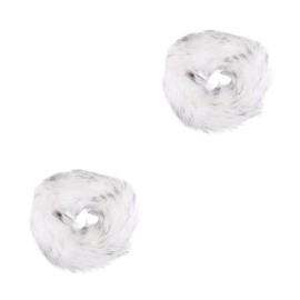 TOVINANNA 2pcs Autumn Fluffy Fur Headband Warm Earmuff Style Hat for Women for Outdoor Activities Skiing Hiking and Cold Weather and Functional Accessory