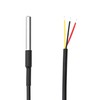 QWORK® Set of 3 Temperature Sensors, Stainless Steel Temperature Sensors,