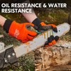 Vgo 1Pair Chainsaw Gloves,12-Layer Chainsaw Protection,Safety Synthetic leather Work Gloves,Mechanic