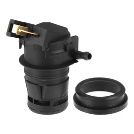 ACROPIX Car Windshield Washer Motor Pump Replacement Fit for Honda Civic - Pack of 1 Black