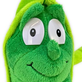 BEMIRO Peas Cuddly Toy - Approx. 33 cm Goodness Gang, Fluffy & Soft, Embroidered Details, Washable